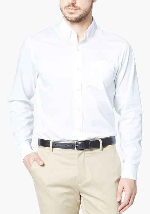 Camisa Signature Comfort Flex Classic Fit Blanco