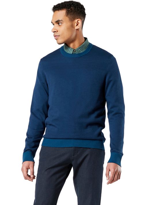 Sweater Crewneck Standard Fit Azul