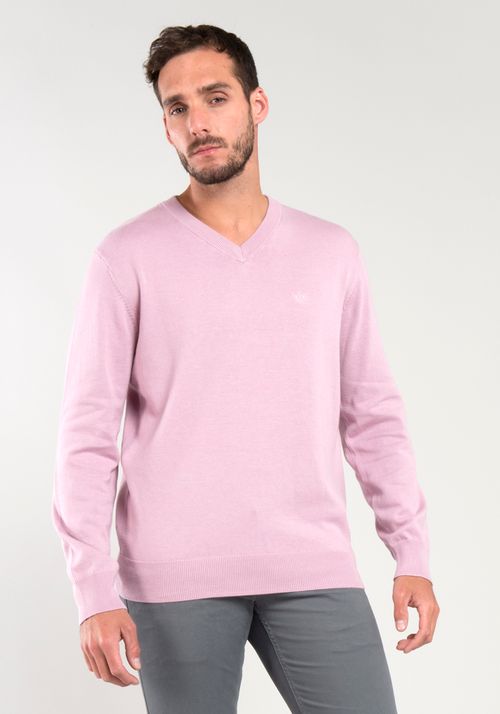 Sweater V-Neck Standard Fit Rosa