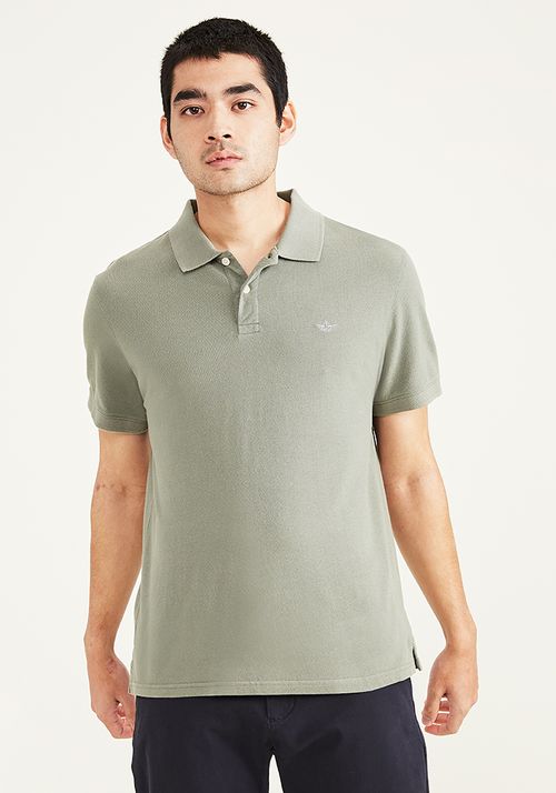 Polera Icon Polo Standard Fit Agave Green