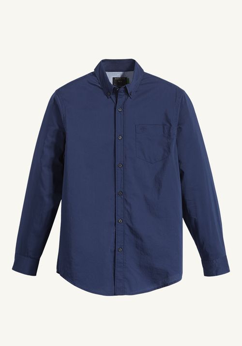 Camisa Casual Signature Comfort Flex Standard Fit Medieval Blue
