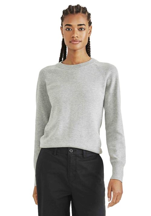 Sweater Mujer Crew Classic Fit Gris