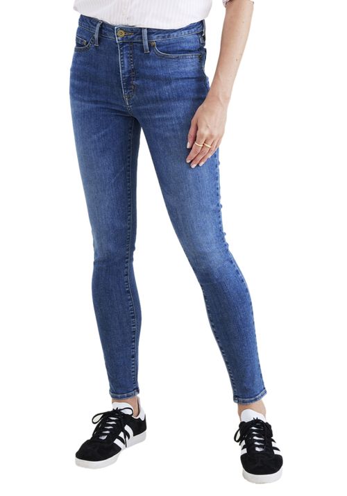 Jeans Mujer Mid-Rise Skinny Fit Azul