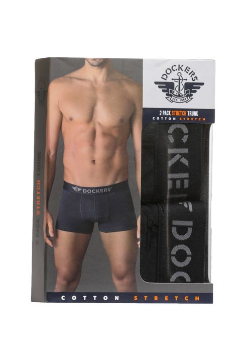 Boxer Trunk Stretch Negro (2 Pack)