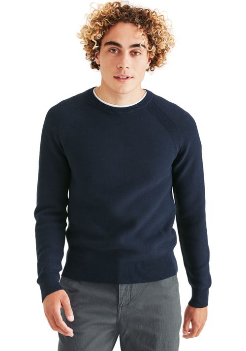 Sweater Core Crew Regular Fit Azul Pembroke