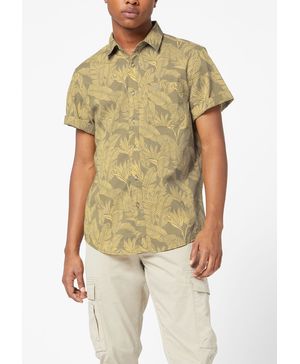 Camisa Casual Washed Poplin Bellinger Shark Grey