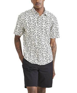 Camisa Casual Standard Fit Pattern Crema