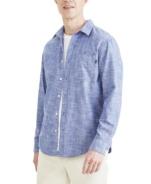Camisa Casual Regular Fit Dark Blue