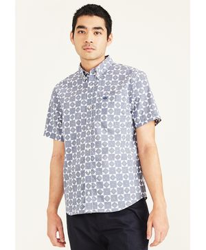 Camisa Signature Comfort Flex Classic Fit Cendre Blue