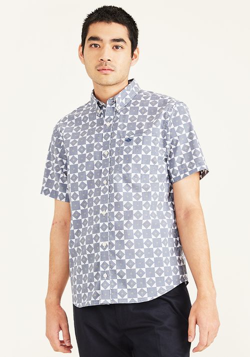 Camisa Signature Comfort Flex Classic Fit Cendre Blue
