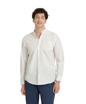 Camisa Woven Refine Regular Fit Desert Dust