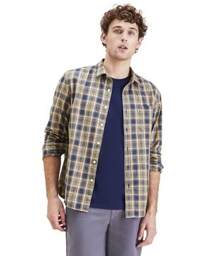 Camisa Casual Regular Fit Ocean Blue