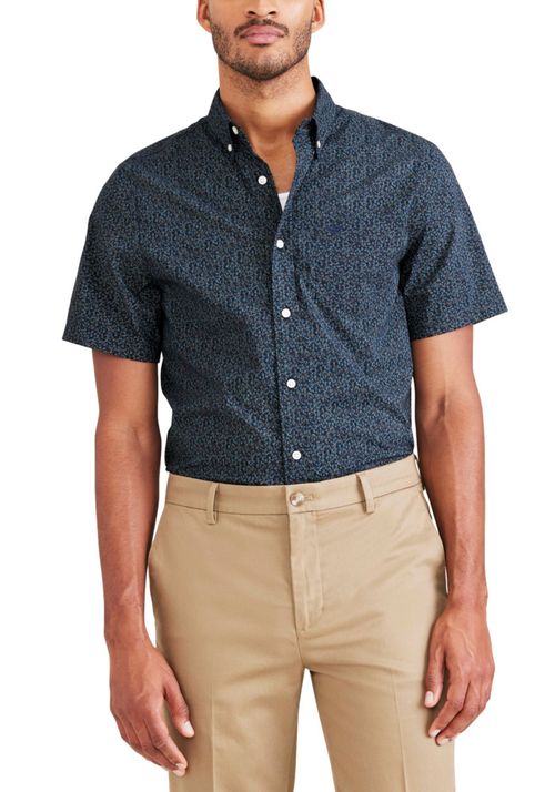 Camisa Signature Comfort Flex Classic Fit Navy Blazer
