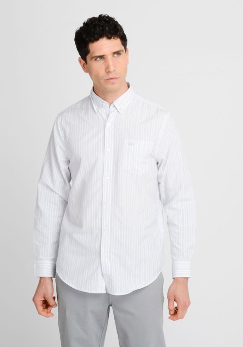 Camisa Woven Refine Regular Fit Gris