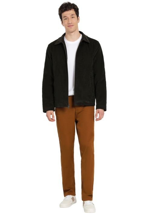 Chaqueta Collar Slim Fit Verde