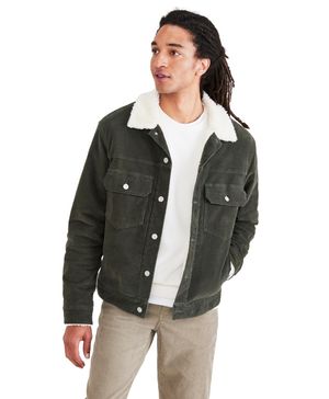 Chaqueta Original Sherpa Trucker Regular Fit Verde
