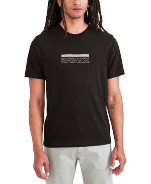 Polera Graphic Tee Slim Fit Black Bean