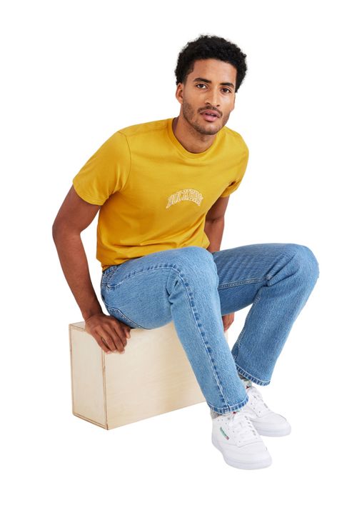 Polera Graphic Tee Slim Fit Nugget Gold