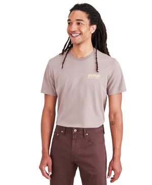 Polera Graphic Tee Slim Fit Purple Dove