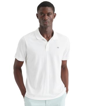 Polera Piqué Regular Fit Blanco