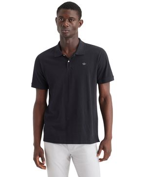 Polera Piqué Regular Fit Negro