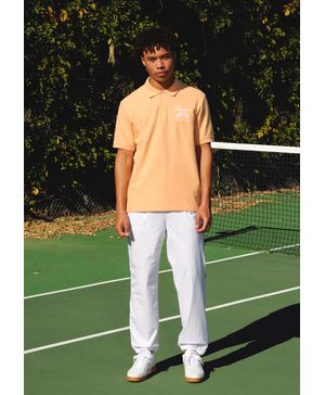 Polera con Cuello Racquet Club All Court Regular Fit Naranja