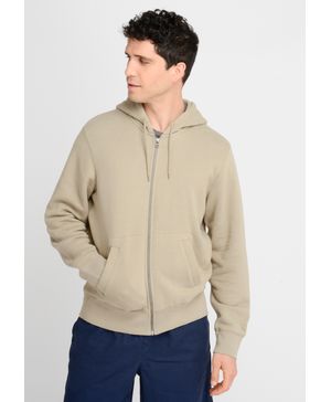 Polerón Full Zip Hoodie Standard Fit Silver Sage