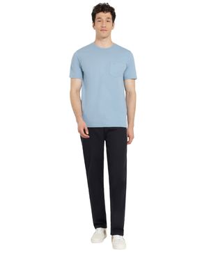 Pantalón Casual Chino Straight Fit Azul