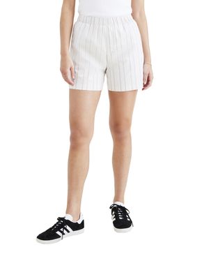 Short Mujer Weekend Pull On Beige