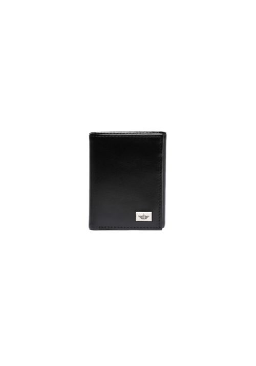 Billetera Slim Trifold Negra