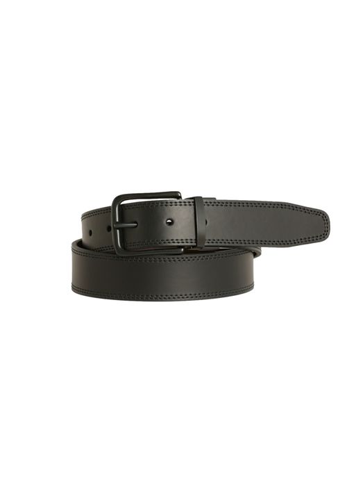 Cinturón de Cuero Negro Reversible a Café