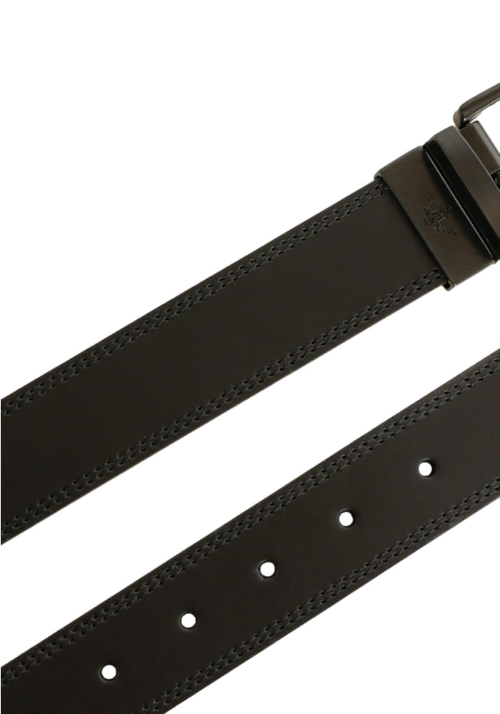 Cinturón De Cuero Negro Reversible A Café Dockers Chile