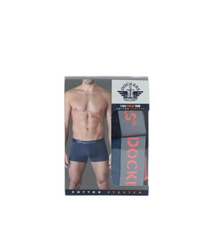 Boxer Trunk (2 Pack) Azul/Negro