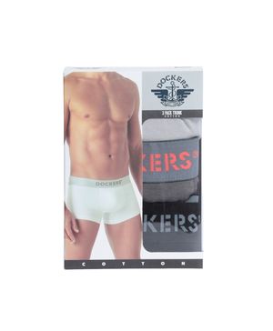Boxer Trunk (3 Pack) Gris/Negro