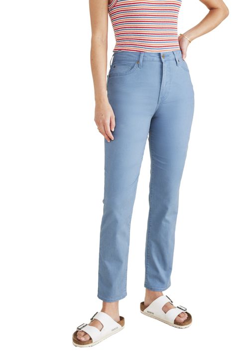 Pantalón Mujer Jean Cut High Rise Slim Fit Celeste