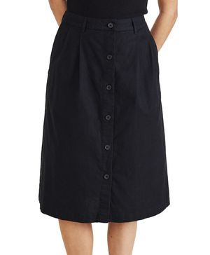 Falda Mujer Midi Negra