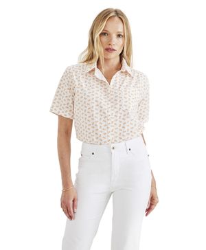Blusa Mujer Core Woven Regular Fit Naranja
