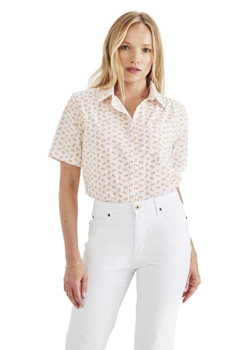 Blusa Mujer Core Woven Regular Fit Naranja