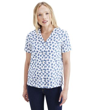 Blusa Mujer Seasonal Regular Fit Azul