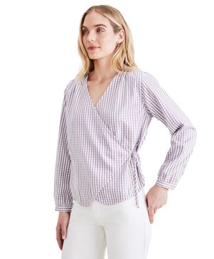 Blusa Mujer Wrap Regular Fit Lila