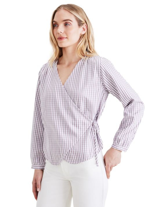 Blusa Mujer Wrap Regular Fit Lila