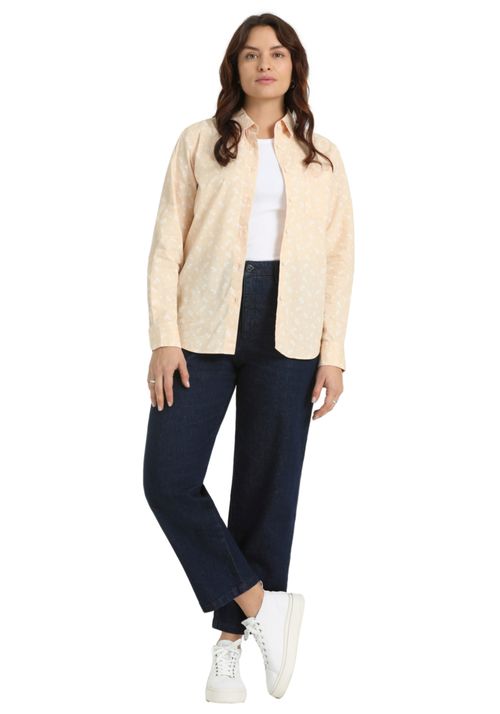Camisa Mujer Original Regular Fit Khaki