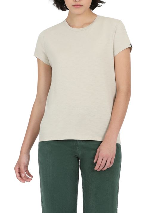 Polera Mujer Favorite Tee Slim Fit Beige