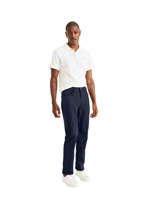 Pantalón Casual Jean Cut Straight Fit Navy