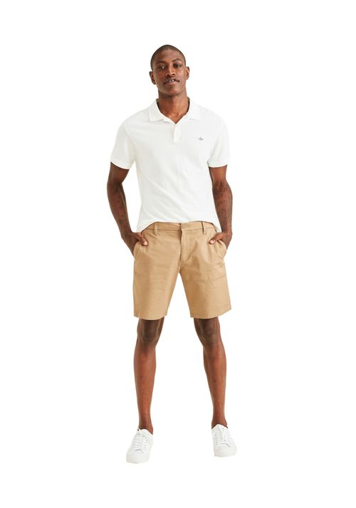 Short Ultimate Solid Straight Fit Khaki