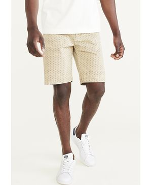 Short Ultimate Chino Straight Fit Khaki con Pattern