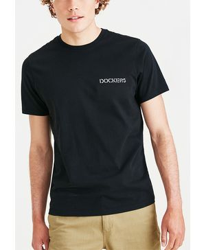Polera Graphic Tee Slim Fit Negra