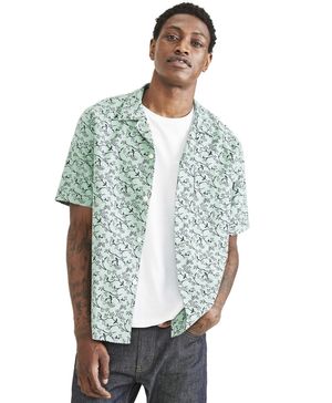 Camisa Seasonal Camp Collar Regular Fit Malachite Green