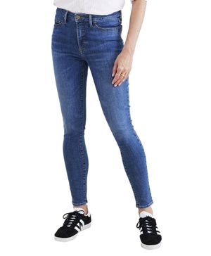 Jeans Mujer Mid-Rise Skinny Fit Azul