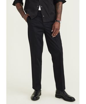 Pantalón Signature Stain Defender Straight Fit Negro